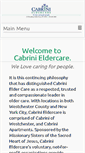 Mobile Screenshot of cabrini-eldercare.org